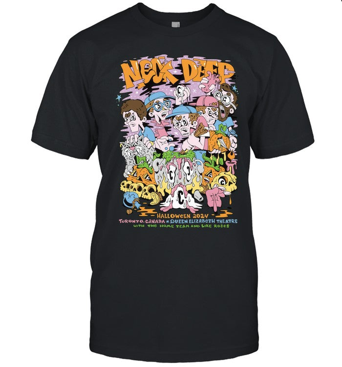 Neck Deep The Final Show North America Tour 2024 On Halloween In Toronto Shirt_1