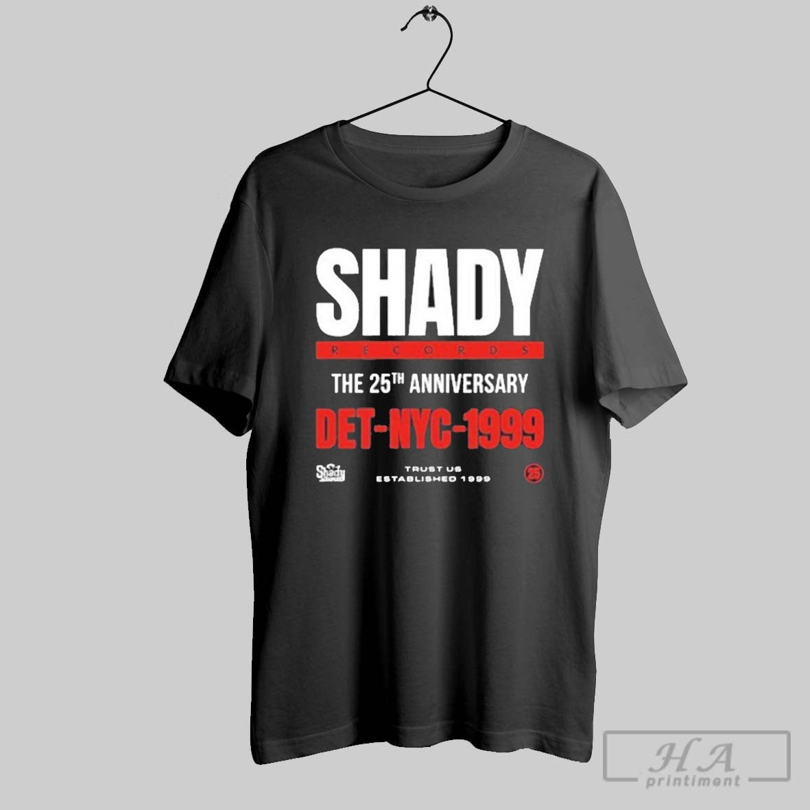 Shady Records Shady Records 25th Anniversary Date Nyc Unisex Shirt
