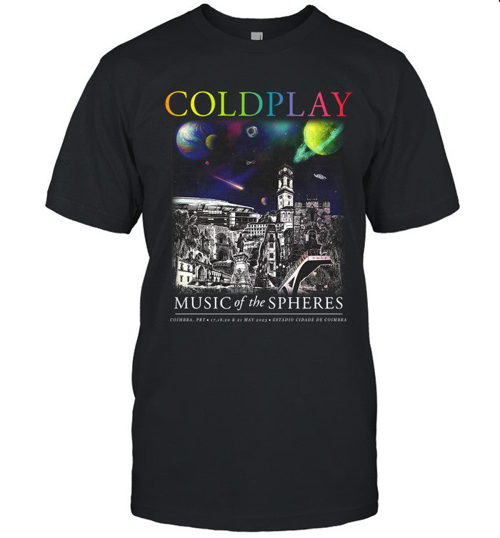 Limited Edition Coldplay Coimbra May 17 2023 Music Of The Spheres Tour Shirts