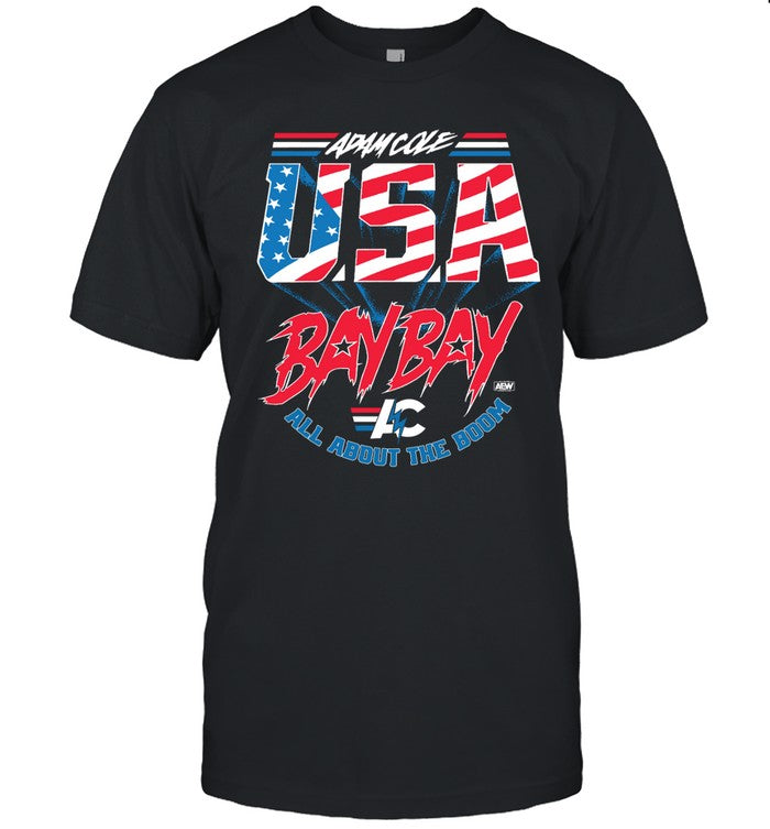 Limited Adam Cole Usa Bay Bay AEW Shirt