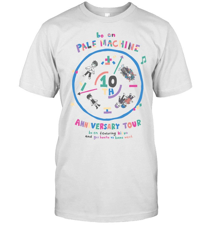 Limited Omori Omocat Bo En Pale Machine 10Th Anniversary Tour T Shirt