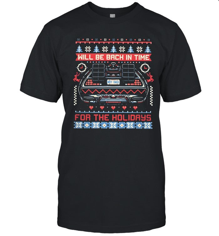 Back in Time for the Holidays Christmas shirt