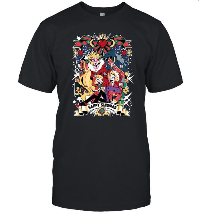 Hazbin Hotel Happy Sinsmas T-Shirt