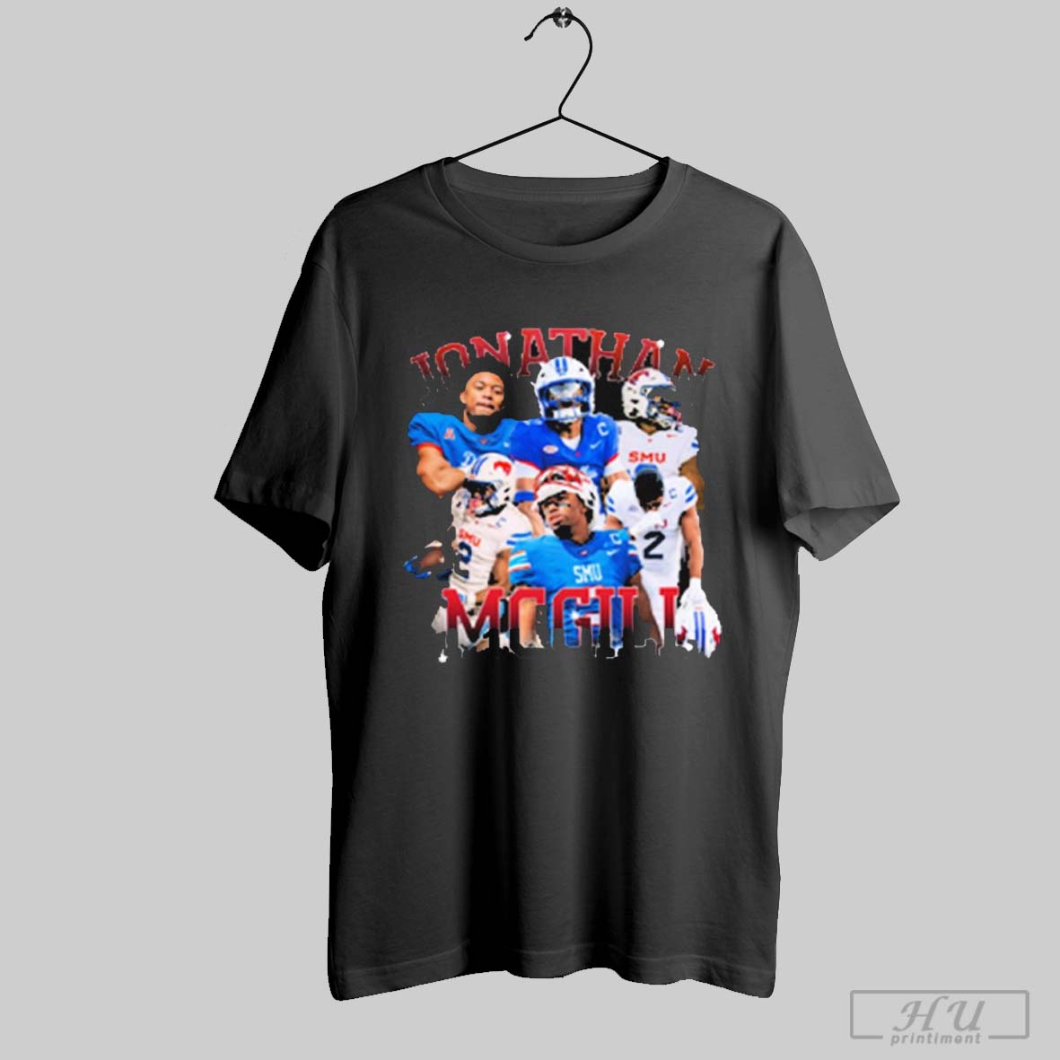 Southern Methodist University Football Smu Mustangs Jonathan Mcgill Graphic 2024 T Shirt