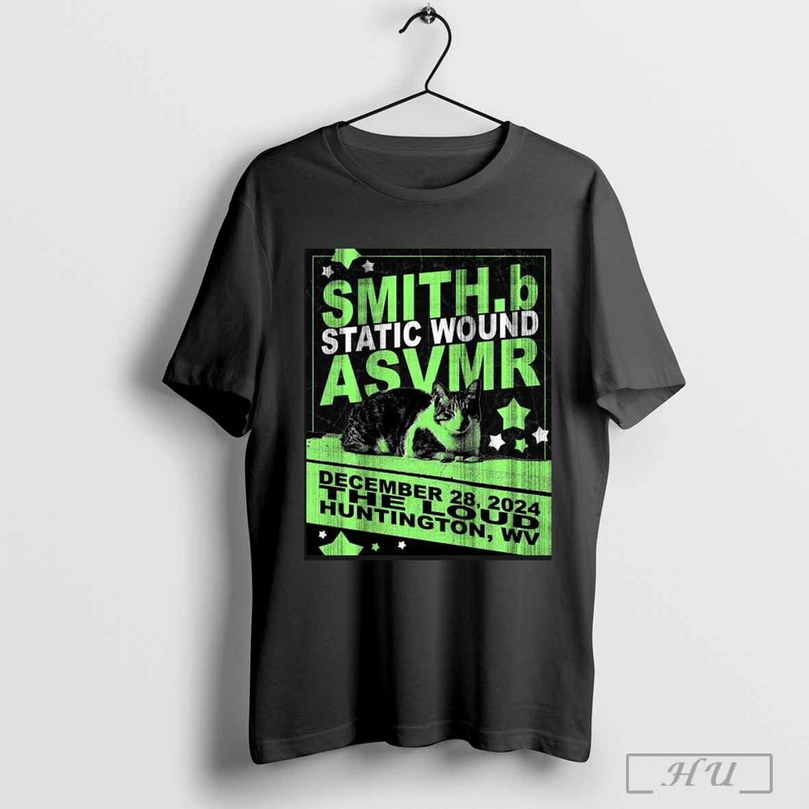 Smith B Static Wound Asvmr Huntington Wv Dec 28 2024 Tour T Shirt