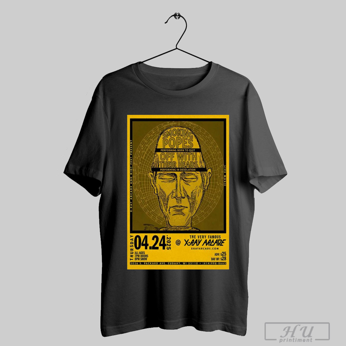 Poster Smoking Popes Off With Their Heads Packard Ave In Cudahy Wi April 24 2025 Concert T Shirt