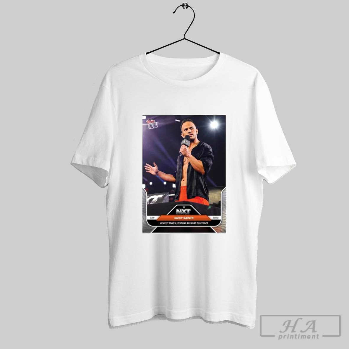 Ricky Saints 2025 Newest Wwe Superstar Inks Nxt Contract Shirt