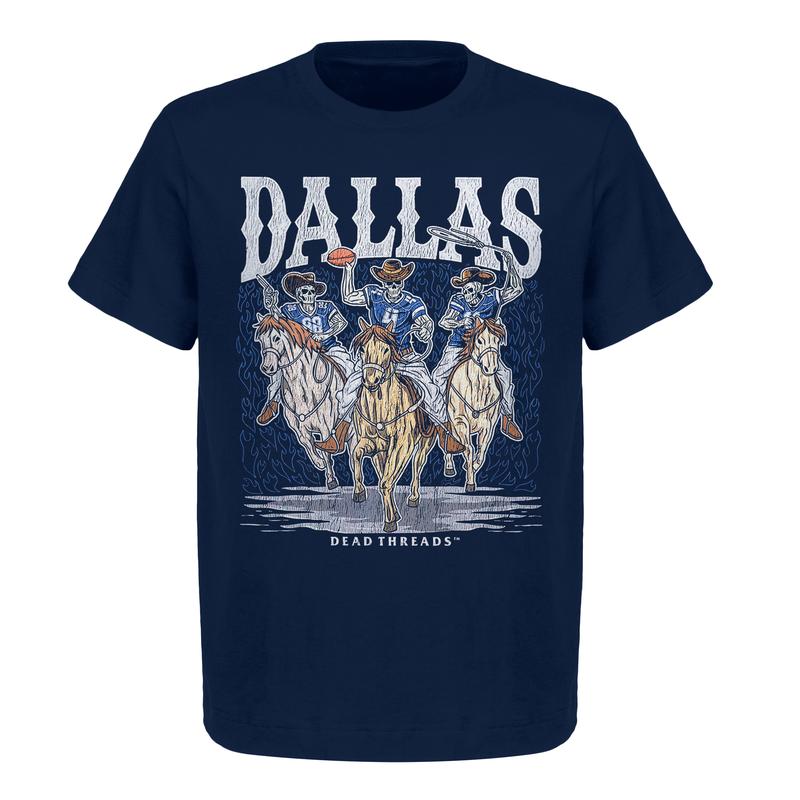 Dallas Football The Deadman Cowboys Graphic T-Shirt – Heavy Cotton, Unisex Top for Men & Women, American Football Team Shirt, Premium Fabric
