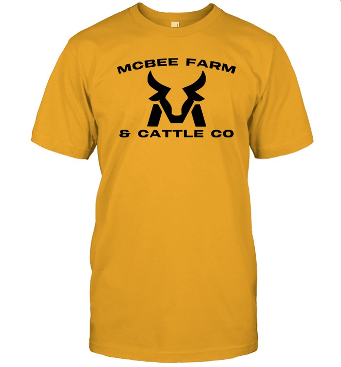 Mcbee Farms Clean Logo Funny Shirt