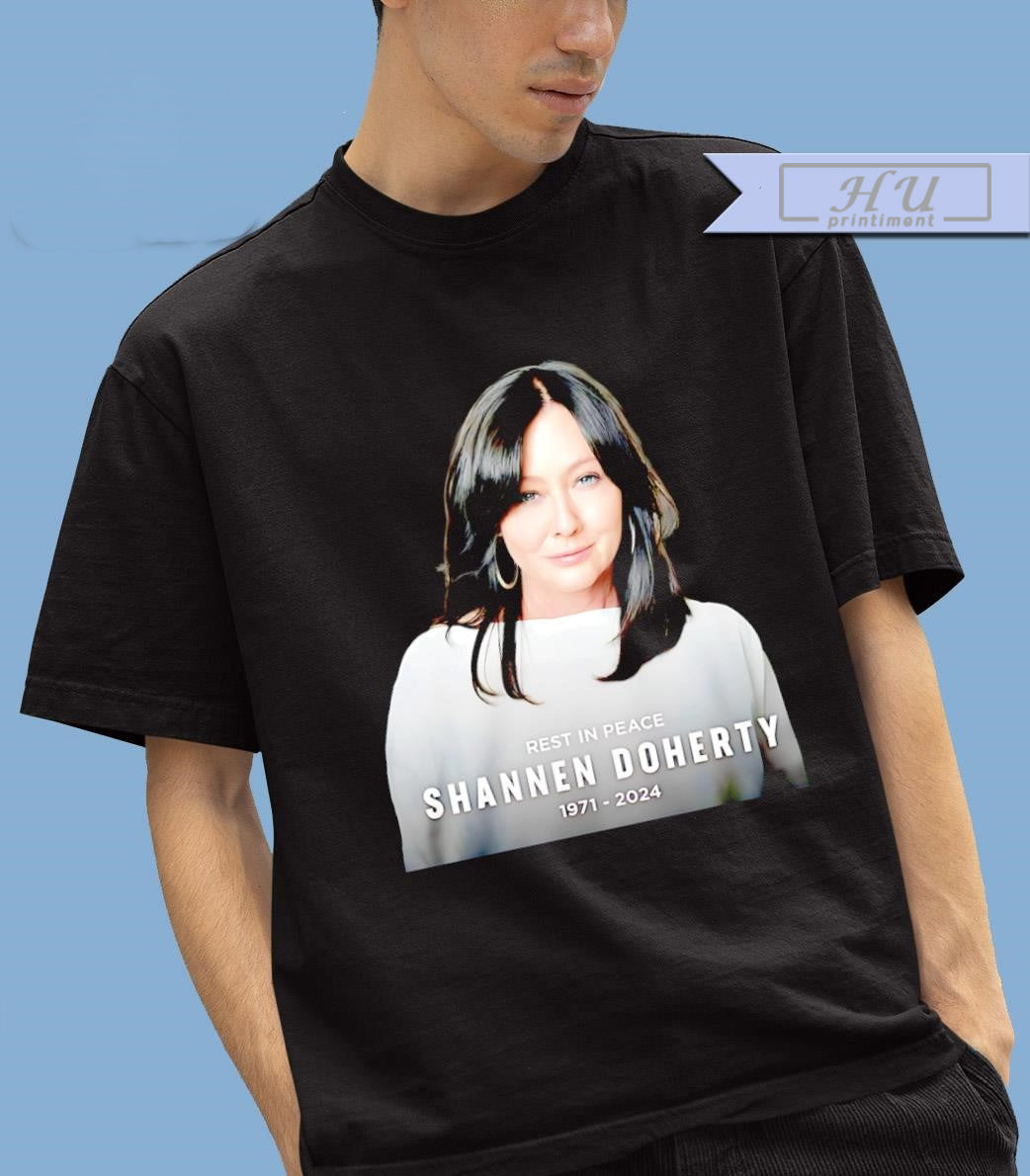 RIP Shannen Doherty 1971-2024 photo T-shirt