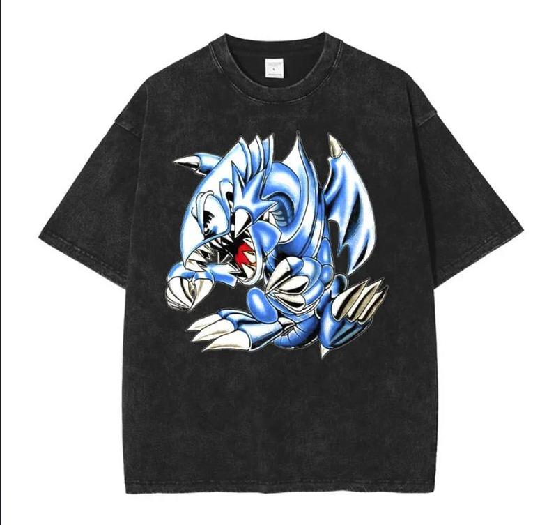 Blue Eyes Toon Dragon Vintage T-Shirt - Men T-Shirt Gift For Him Menswear Top Underwear Tshirt