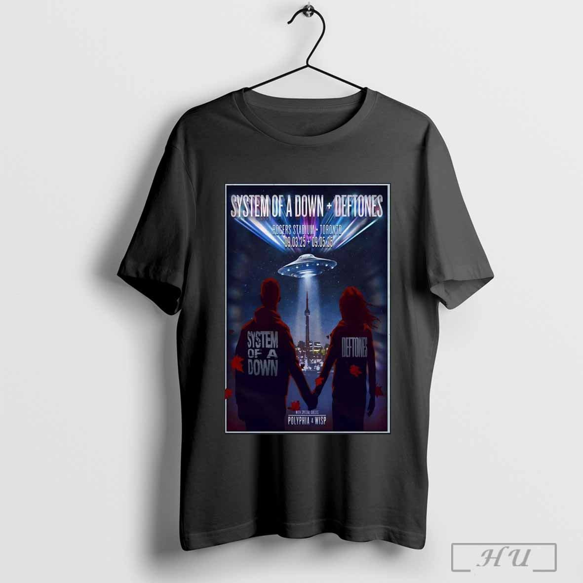 Soad And Deftones Toronto Summer 2025 Poster T Shirt