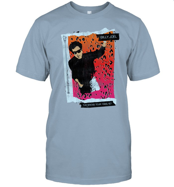 Limited Billy Joel The Bridge Tour 86-87 Photo Shirt