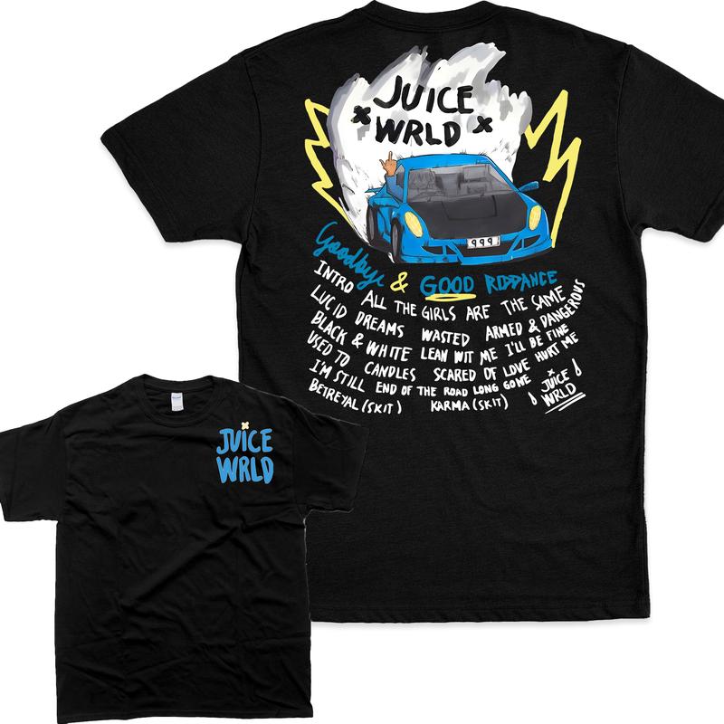 Juice-Wrl Hits Song T-shirt Vintage Top For Men And For Women