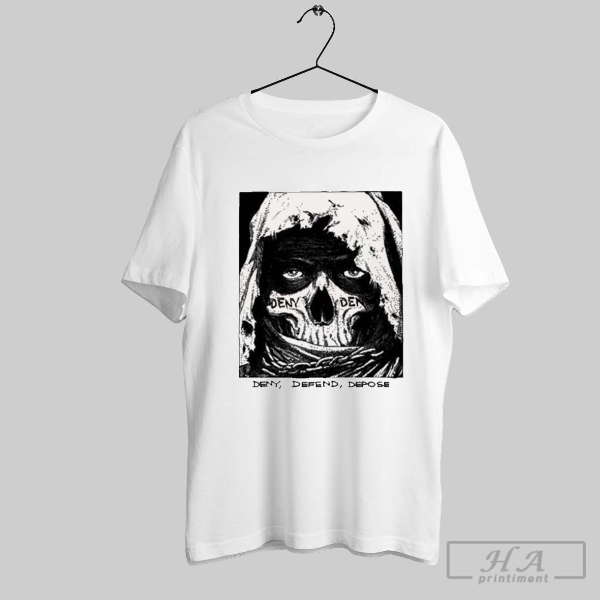 Shrimp Sauce Deny Defend Depose Vintage T Shirt