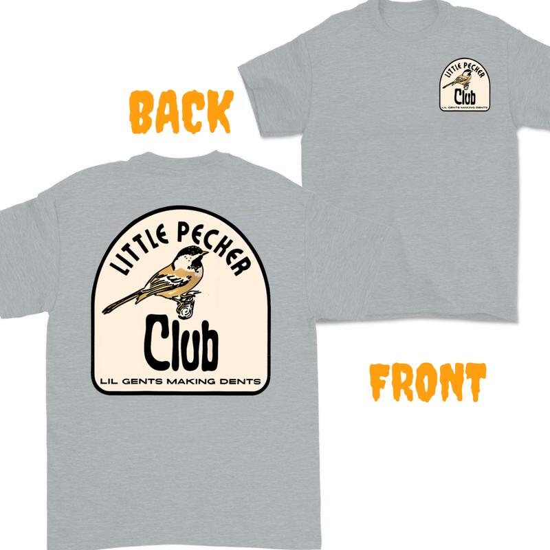For Men T-shirt,2 side - Crewneck Gildan,Little Pecker club T-shirt, Unisex Classic Cotton