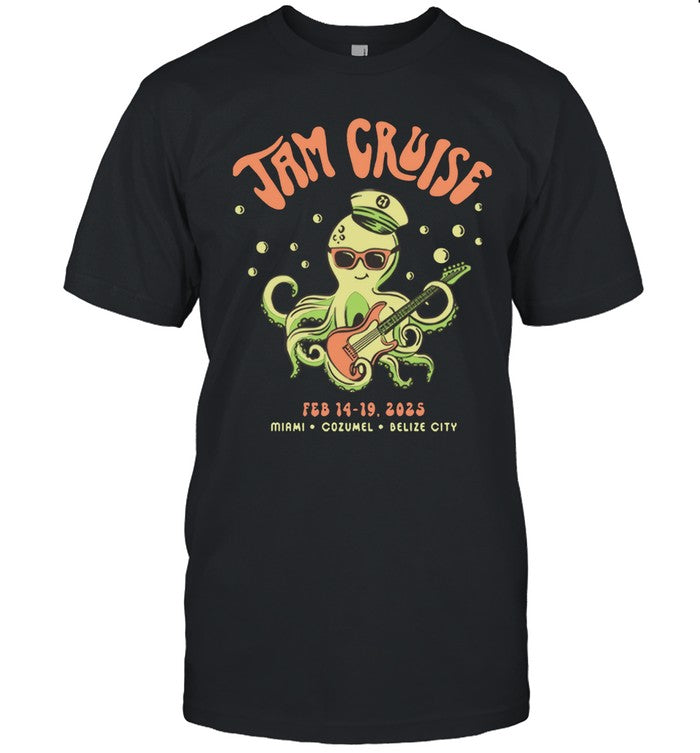 Jam Cruise 21 Feb 14-19 2025 Octopus Event T-Shirt