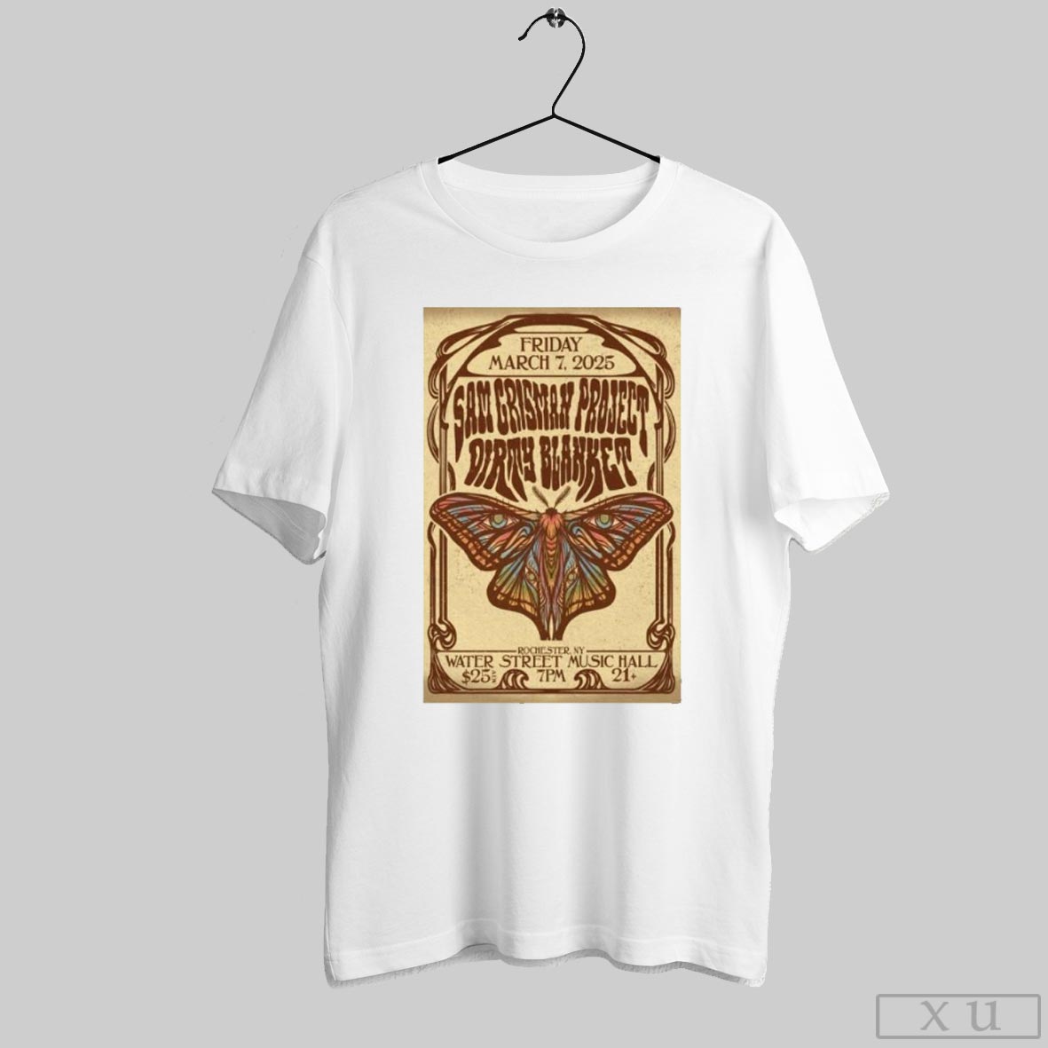 Sam Grisman Project And Dirty Blanket Mar 7 2025 In Rochester Ny Tour Shirt