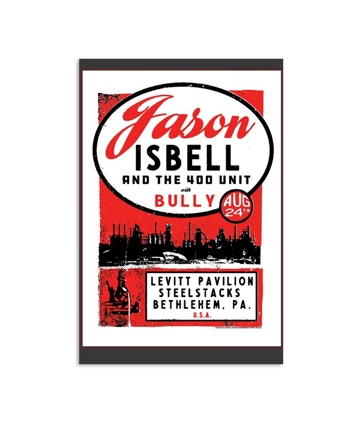 Jason Isbell And The 400 Until with Bully Aug 24th Levitt Pavilion Steelstacks Bethlehem PA USA 2022
