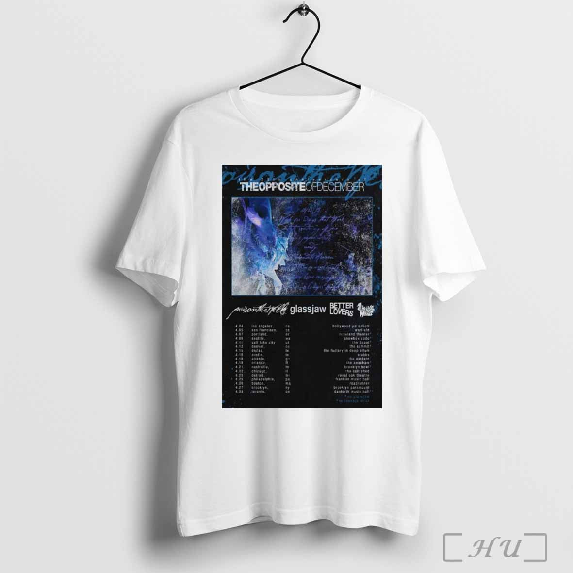 Poster Poison The Well The Opposite Of December 25th Year Anniversary 2025 T-shirt