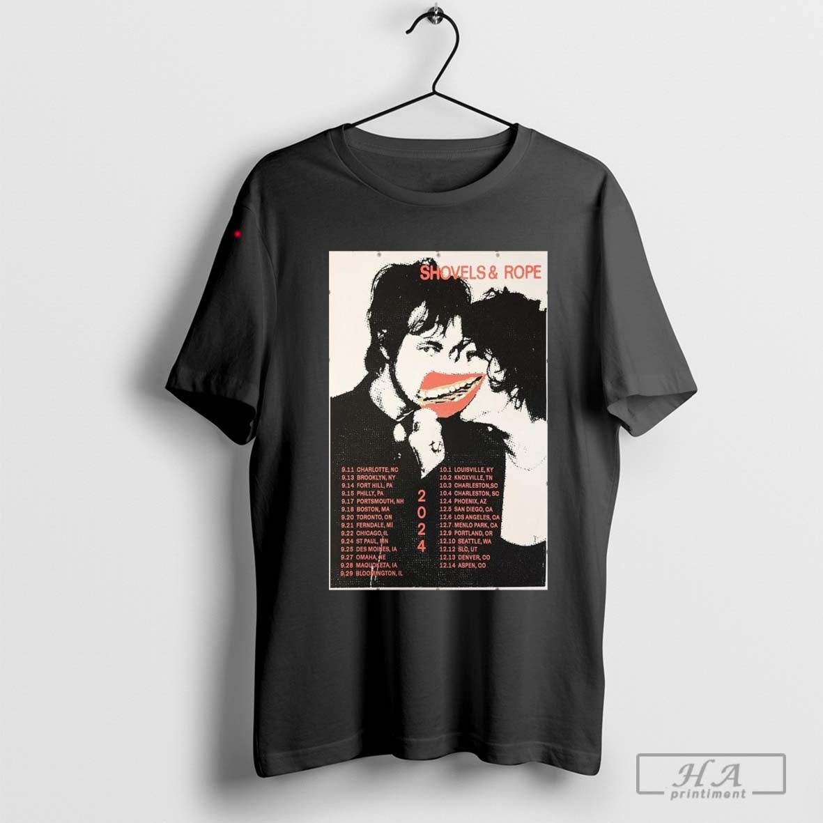 Shovels & Rope Fall Tour 2024 Poster Shirt