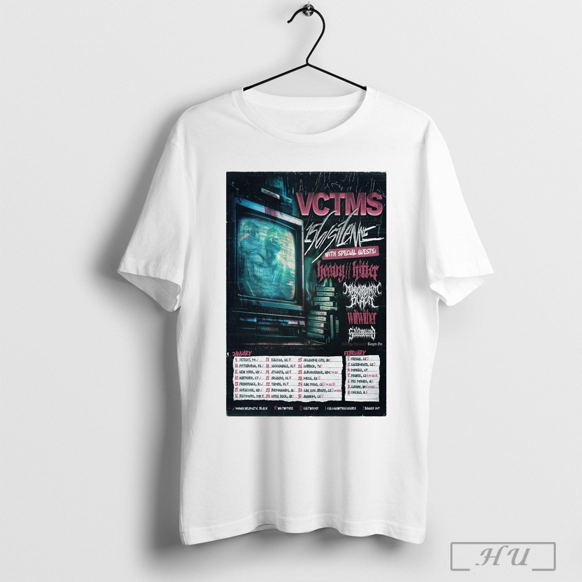 Poster Vctms With 156 Silence And Heavy Hitter Winter 2025 Tour