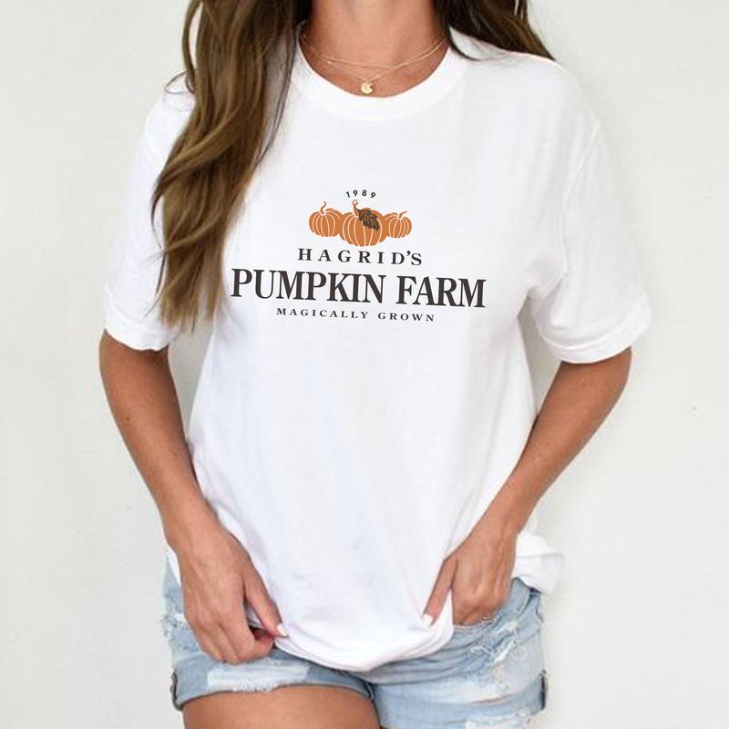 HP Hagrid's Pumpkin Farm Unisex Sweatshirt Hoodie Shirt Cotton Relaxed Fit