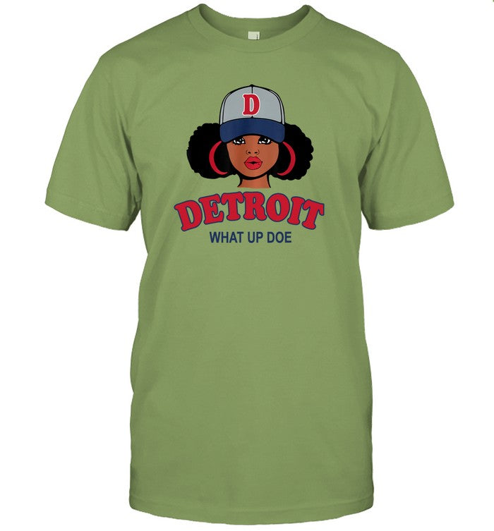 Limited Detroit What Up Doe Funny Shirt