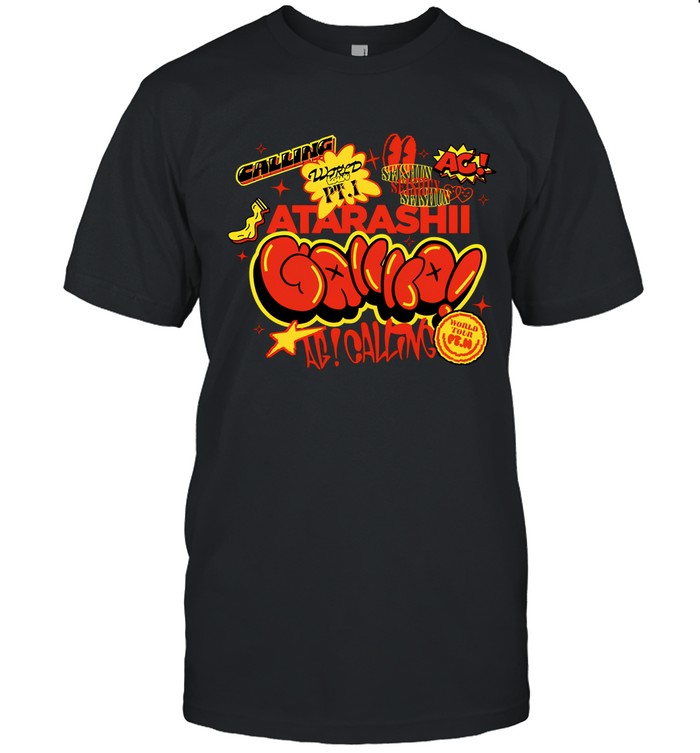 Atarashii Gakko Calling Black Tour 2024 T Shirt