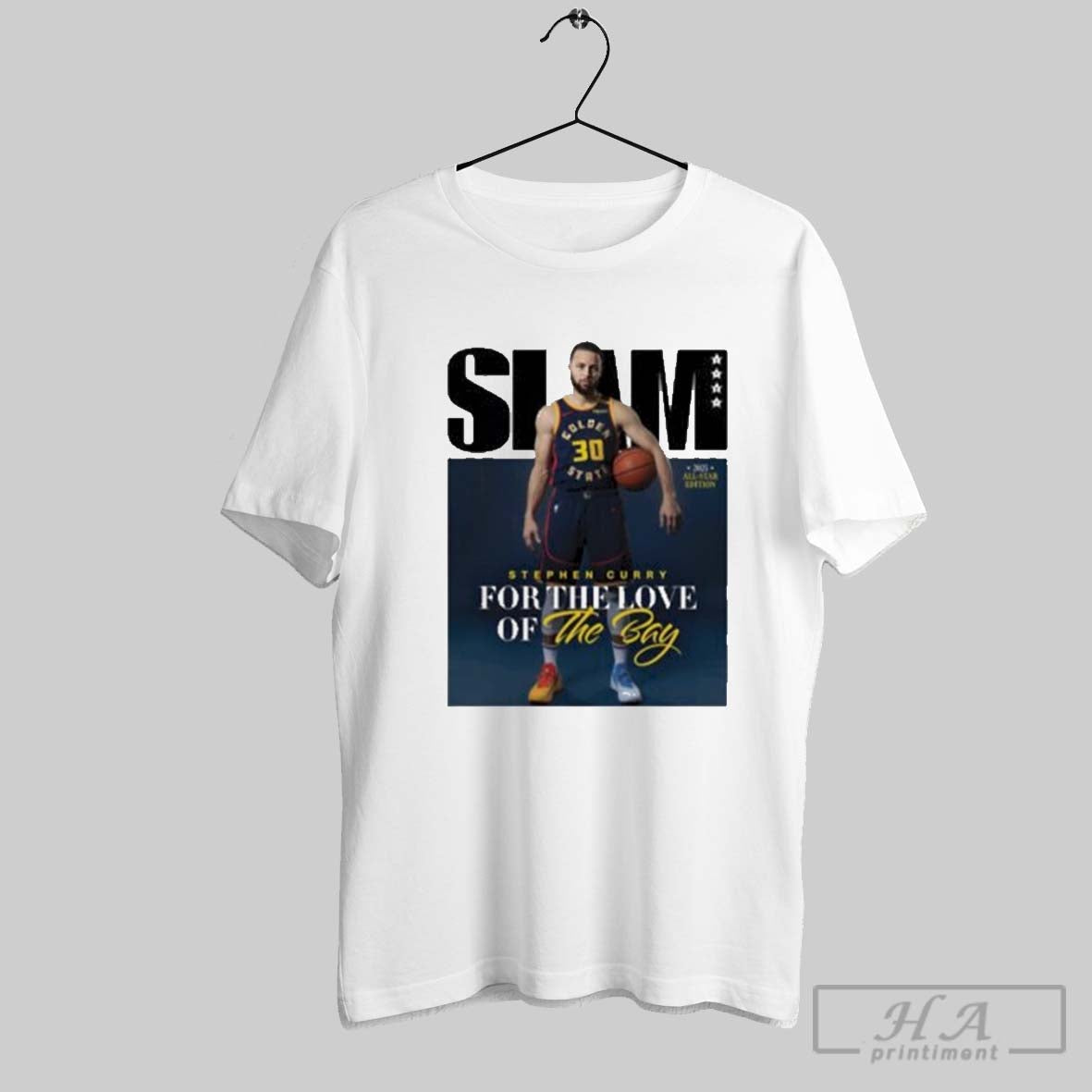 Slam Stephen Curry For The Love Of The Bay 2025 T Shirt