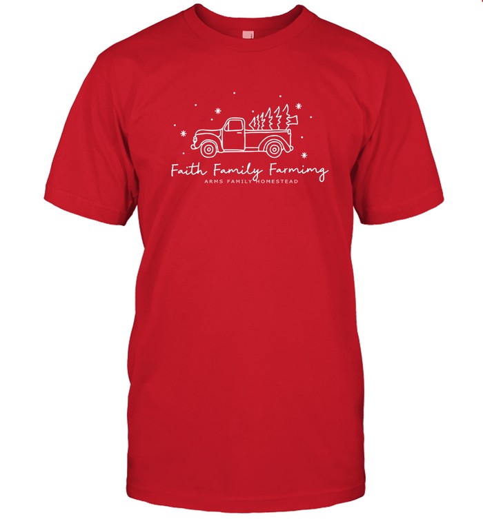 Afh Holiday Faith Family Farming New Shirt