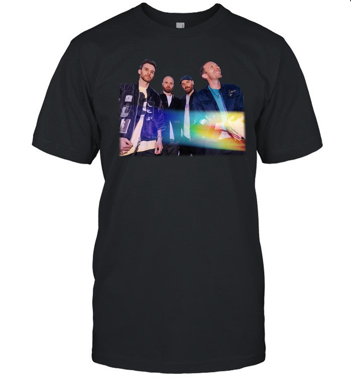 Coldplay 2025 Music Of The Spheres Band Photo T Shirt