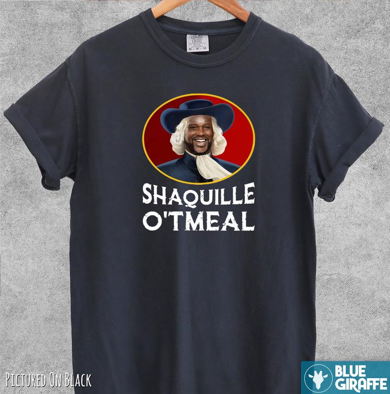 Shaquille O'tmeal Shirt, Funny Comfort Colors T-Shirt Menswear Top