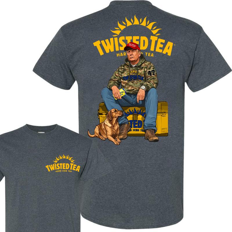 Twisted Teaa Trump Hunting Camo Unisex shirt, Trump won 47th president Election 2024 shirt, Twisted Teaa Fuel Hand Drill Dog Hunt Tee, Trump With Loca