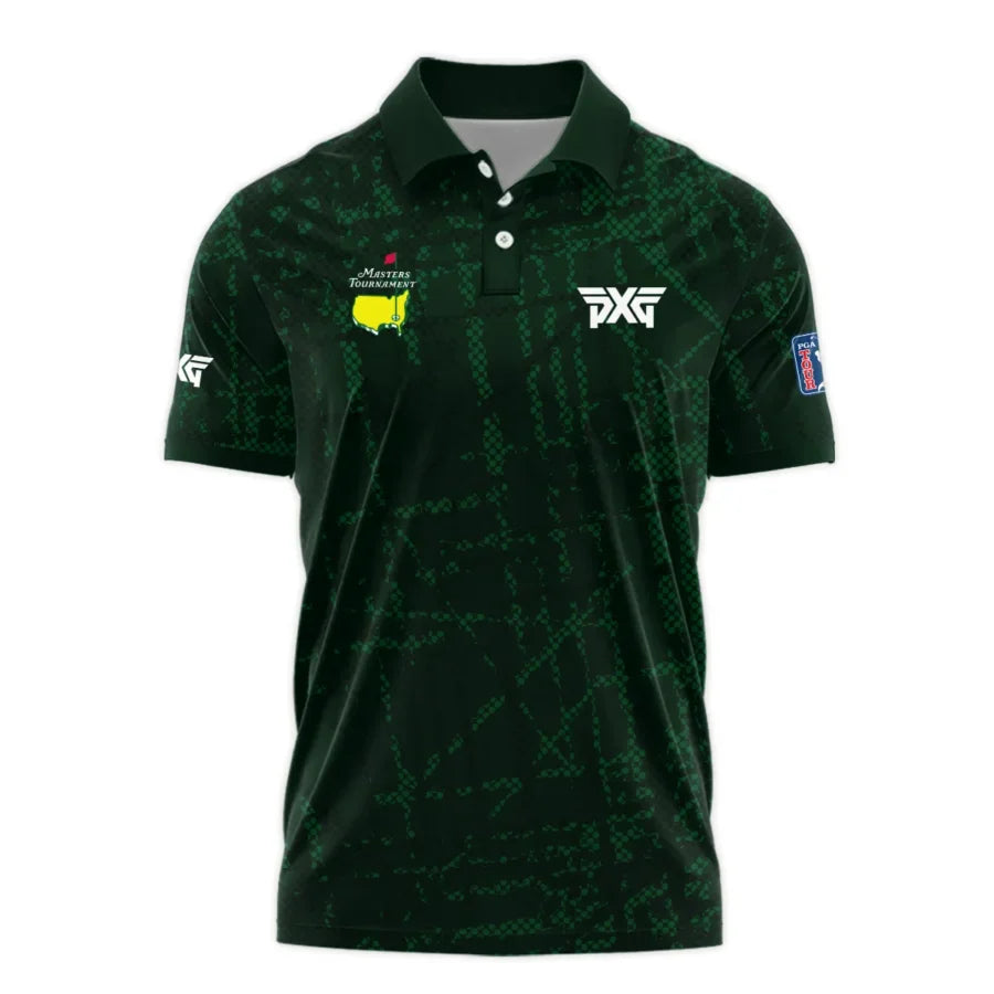 Masters Tournament Parsons Xtreme Golf Golf Pattern Halftone Green Polo Shirt Style Classic Polo Shi