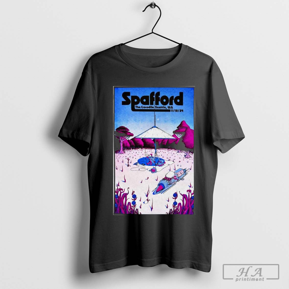 Spafford On Nov 10 2024 in Seattle WA Tour T-shirt