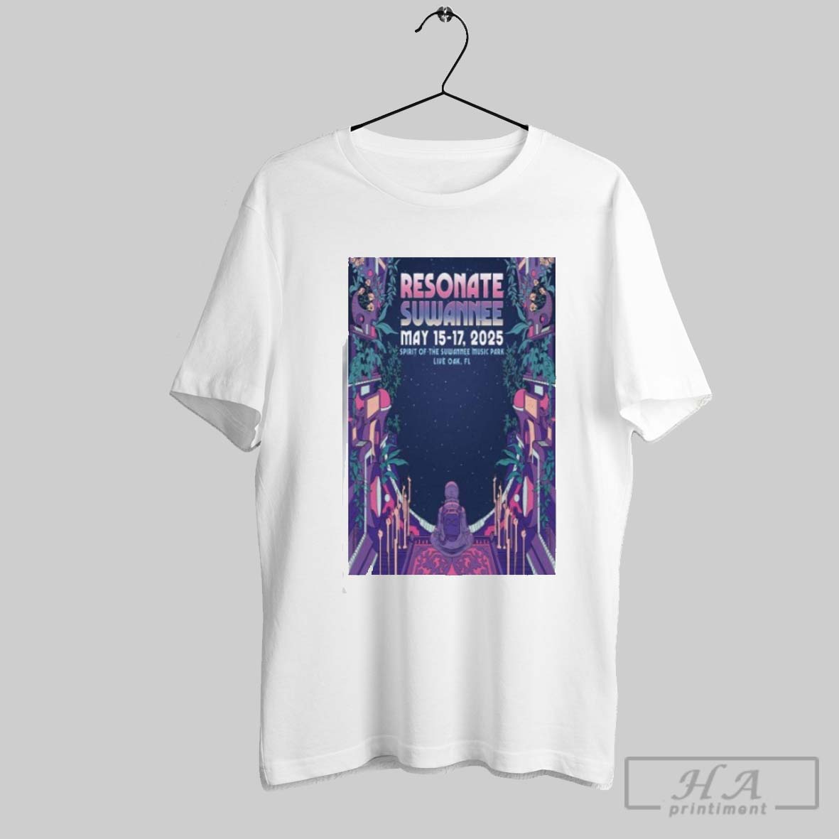 Resonate Suwannee Spirit Of The Suwannee Music Park Live Oak Fl May 15 17 2025 Show Poster Original Shirt