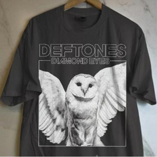 Deftones Tour Rock Band T-Shirt, Diamond Eyes Album Tee, Rock Music Band Shirt Menswear Top