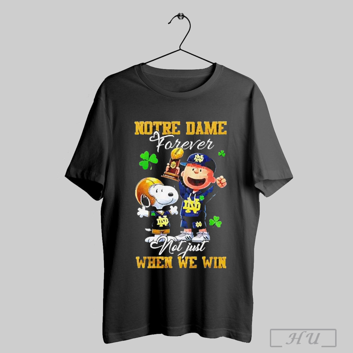 Snoopy X Notre Dame Fighting Irish Forever Not Just When We Win 2025 T Shirt And Hoodied