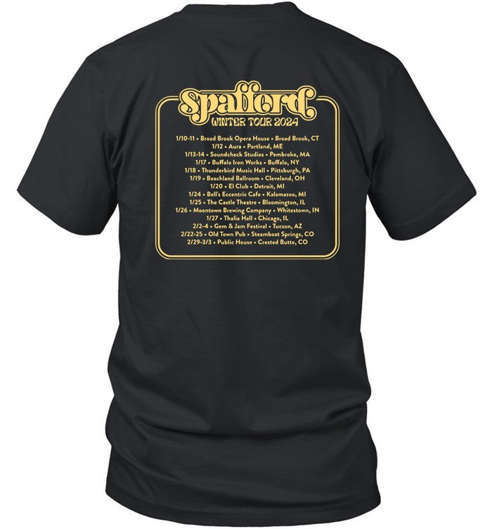 Limited Spafford Winter Tour 24 Comfort Colors Shirt