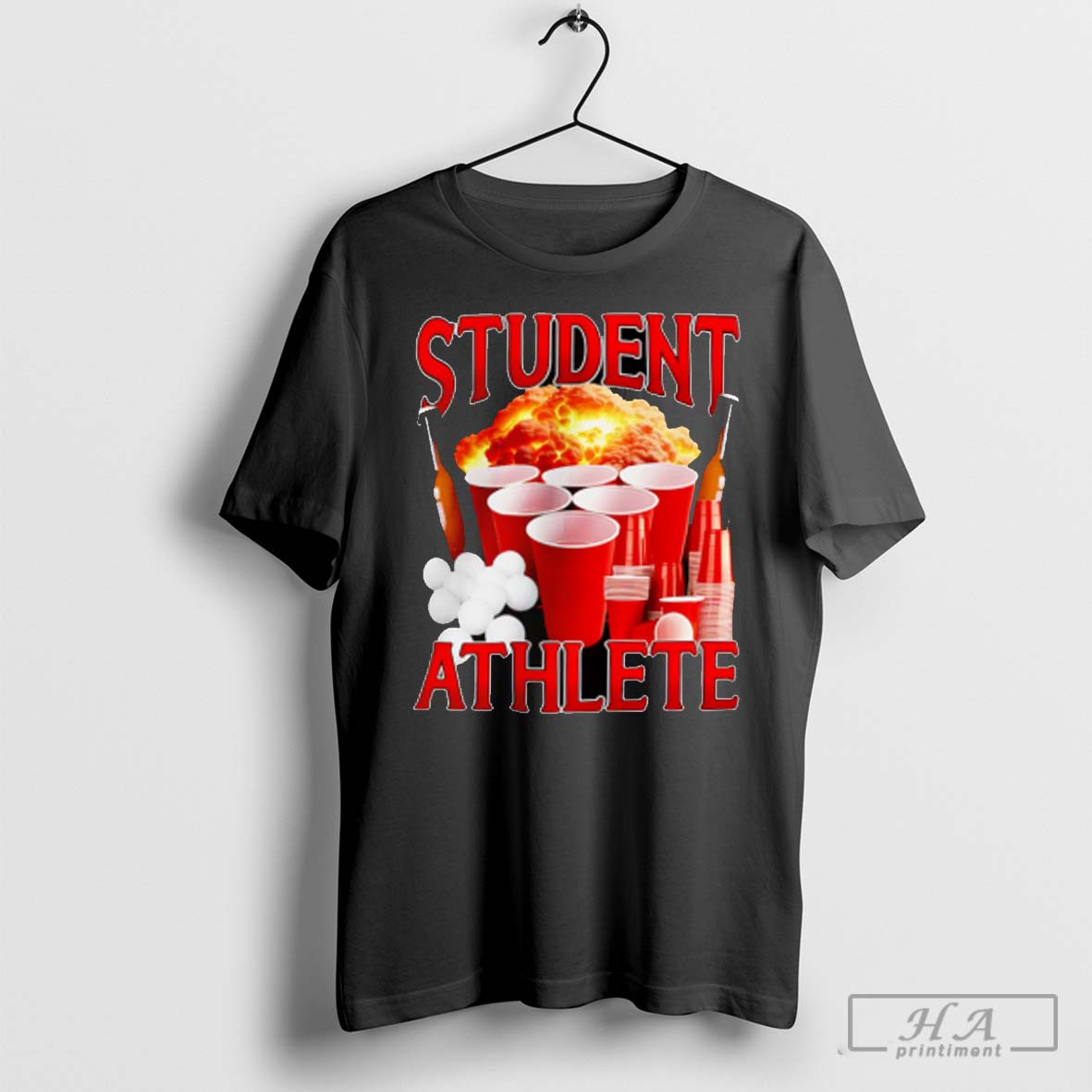 Student athlete graphic shirt