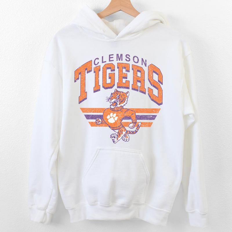 Clemson Tigers Vintage NCAA Sweatshirt, University Football Shirt, Classic Gift for Fans, Cotton, T-Shirt, Unisex Style, Modern Comfort Collection