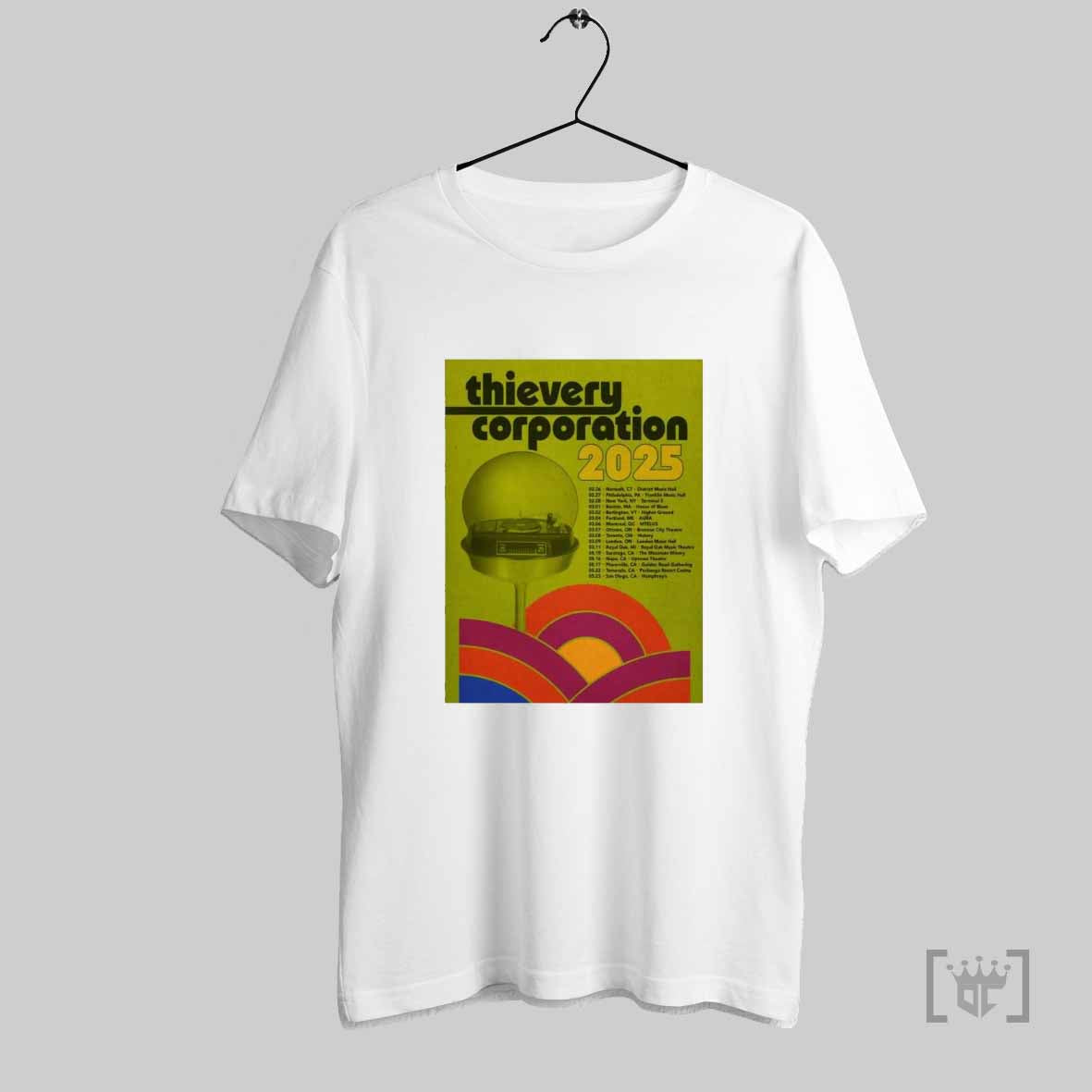 Premium Thievery Corporation Fall Tour 2025 Poster T Shirt