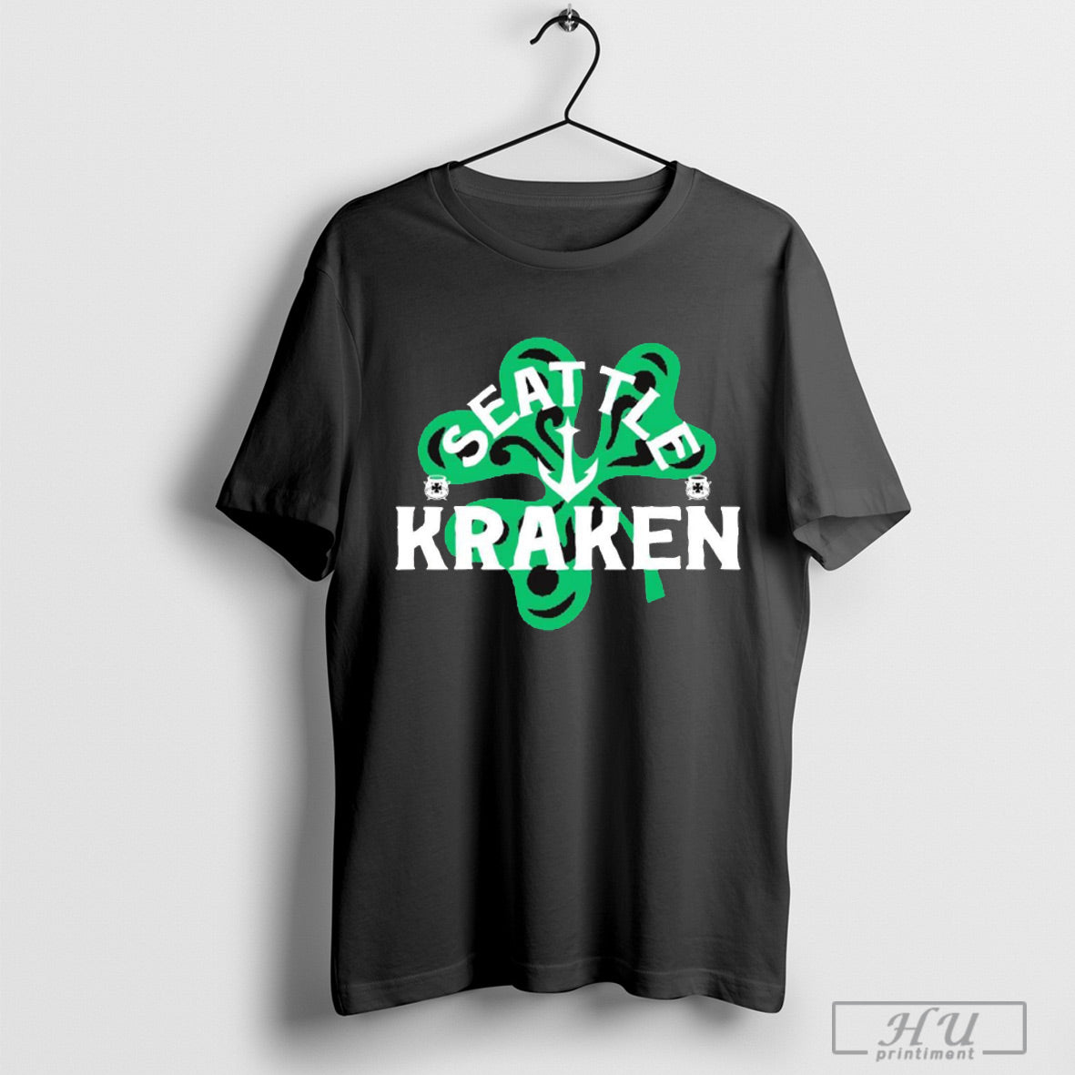 Seattle Kraken 2025 St Patricks Day Richmond Shamrock T Shirt Sweatshirt