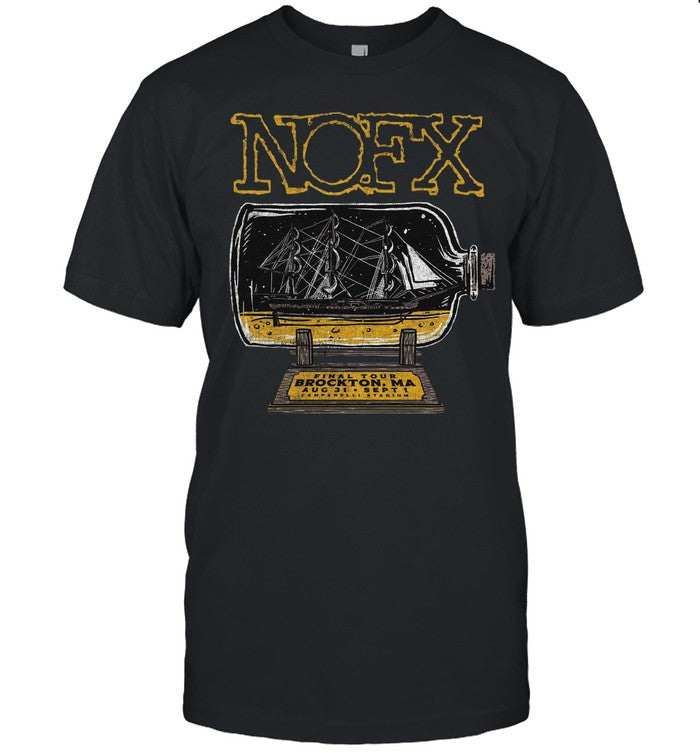Aug 31-Sept 1, 2024 NOFX Final Tour Brockton MA T-Shirt