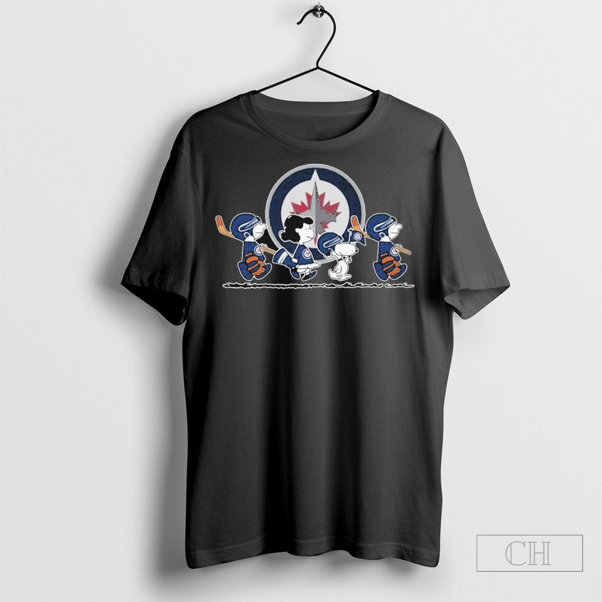 Snoopy And Friends Winnipeg Jets X The Peanuts Movie T Shirt