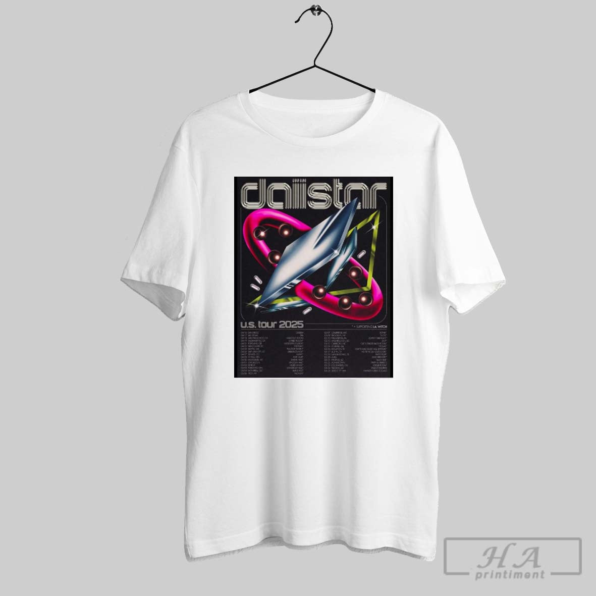 Poster Daiistar Us 2025 Tour 0416 San Diego Casbah 04 17 Las Vegas Tba T Shirt