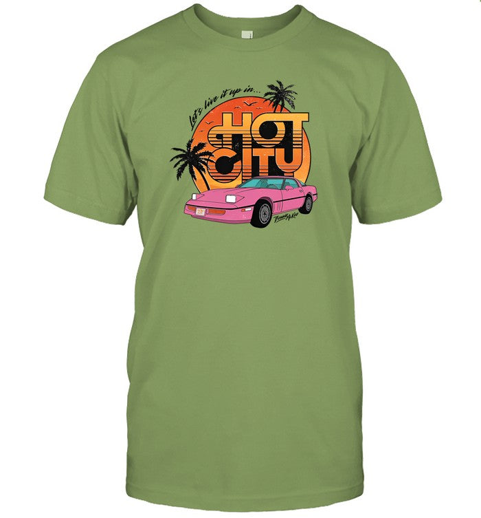 Limited Let's Live It Up In Hot City Shirts