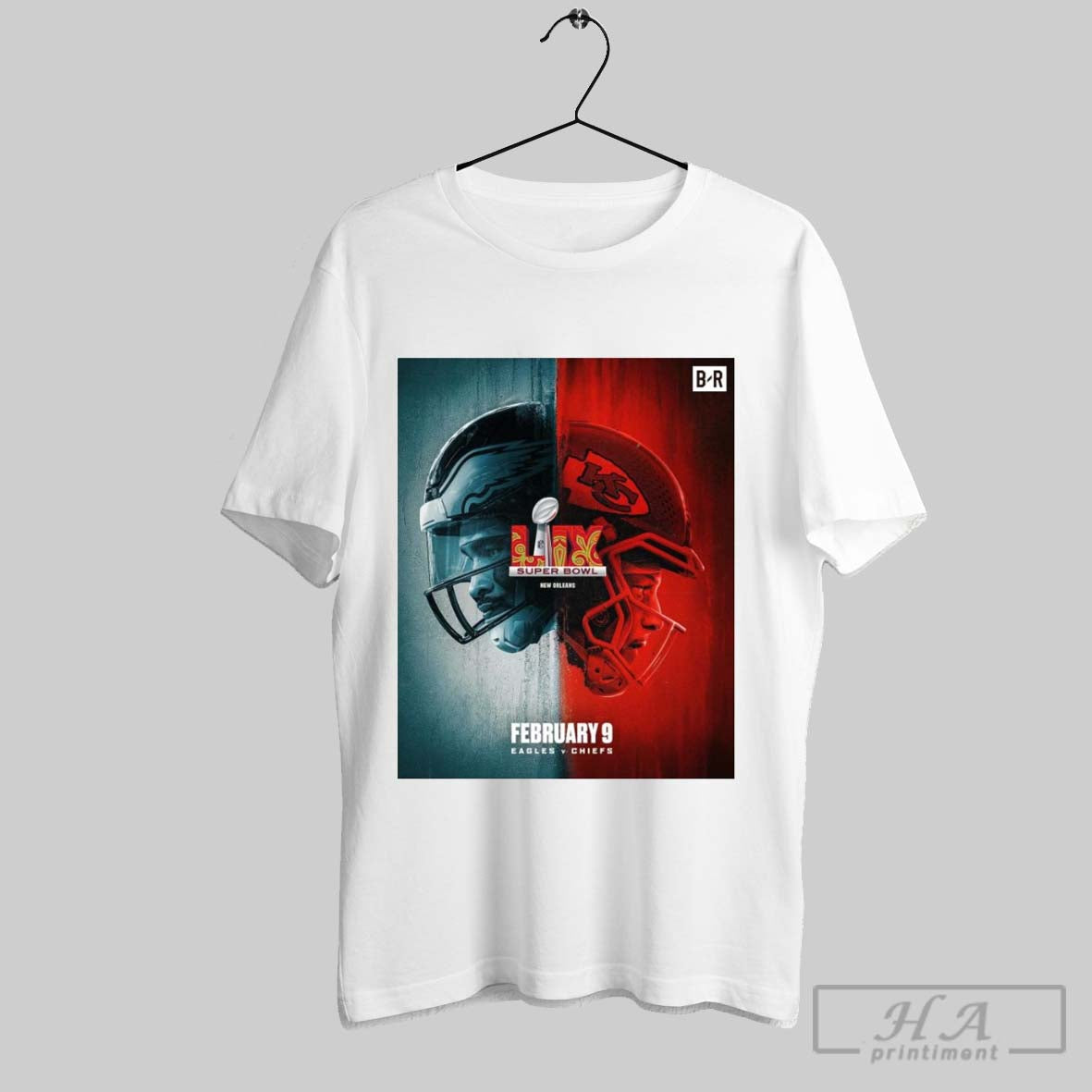 Super Bowl Lix New Orleans February 9 2025 Philadelphia Eagles Vs Kansas City Chiefs Bleacher Report T Shirt