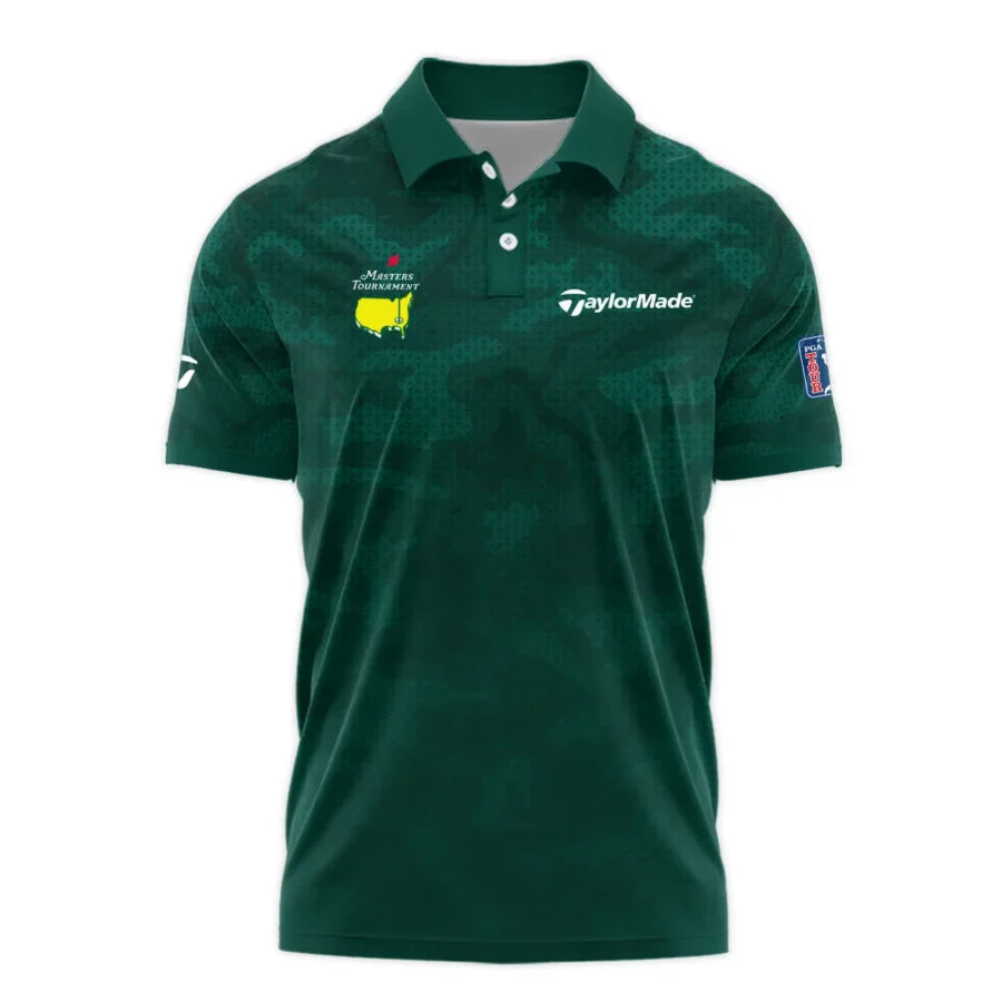 Masters Tournament Taylor Made Camo Sport Green Abstract Polo Shirt Style Classic Polo Shirt For Men